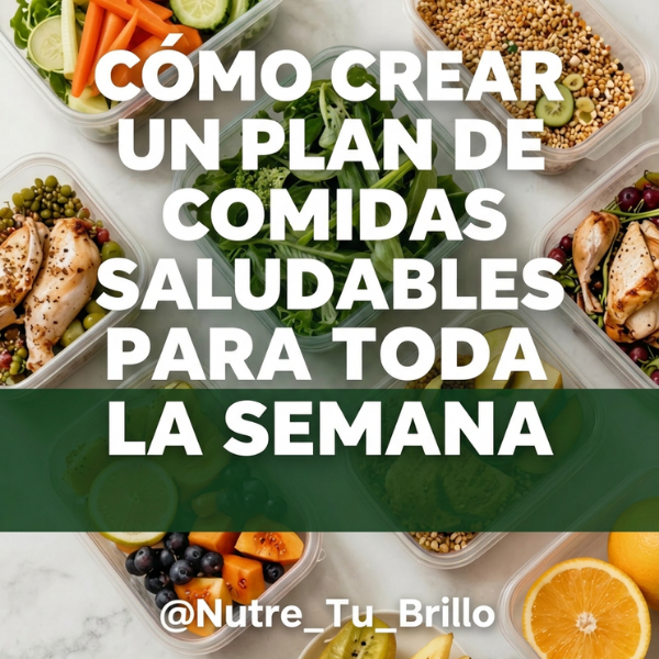 "Semana Resuelta: El método exprés para planificar tus comidas saludables"